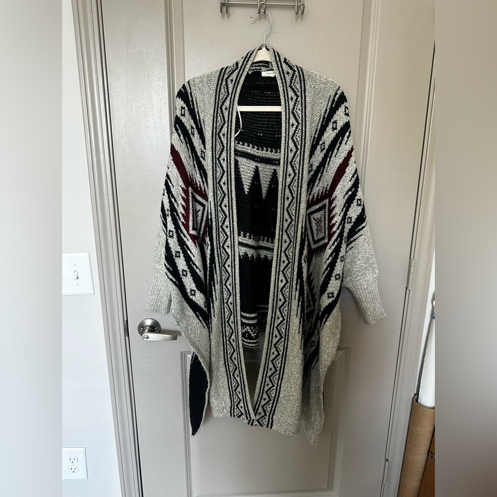 Tribal Print Cardigan - Boho